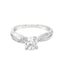 Round Brilliant Cut 0.70ct Diamond Engagement Ring with Diamond Shoulders