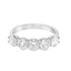 Round Brilliant Cut 1.80ct Diamond 5 Stone Eternity Ring