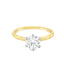 Lab Grown Round Brilliant Cut 1.00ct Diamond Solitaire Engagement Ring