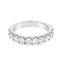 Round Brilliant Cut 1.03ct Diamond 10 Stone Half Hoop Eternity Ring