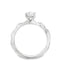 Round Brilliant Cut 0.70ct Diamond Engagement Ring with Diamond Shoulders