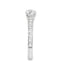 Round Brilliant Cut 0.70ct Diamond Engagement Ring with Diamond Shoulders