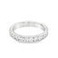 Round Brilliant Cut 0.75ct Diamond Half Hoop Eternity Ring