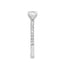 Round Brilliant Cut 0.70ct Diamond Engagement Ring with Diamond Shoulders