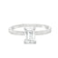 Emerald Cut 0.84ct Diamond Solitaire Engagement Ring