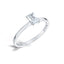 Emerald Cut 0.84ct Diamond Solitaire Engagement Ring
