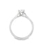 Oval Cut 0.71ct Diamond Engagement Ring with Diamond Shoulders