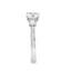 Oval Cut 0.53ct Diamond Trilogy Engagement Ring
