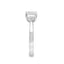 Emerald Cut 0.66ct Diamond Trilogy Engagement Ring