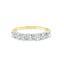 Round Brilliant Cut 0.90ct Diamond 7 Stone Eternity Ring
