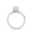 Round Brilliant Cut 1.00ct Diamond Engagement Ring with Diamond Shoulders