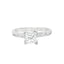 Princess Cut 0.71ct Diamond Engagement Ring with Diamond Shoulders
