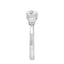 Round Brilliant Cut 1.00ct Diamond Trilogy Engagement Ring