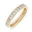 Princess Cut 2.05ct Diamond Full Hoop Eternity Ring