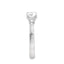 Round Brilliant Cut 0.70ct Diamond Trilogy Engagement Ring
