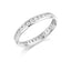 Round Brilliant Cut 0.78ct Diamond Full Hoop Eternity Ring