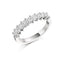 Princess Cut 1.00ct Diamond 9 Stone Eternity Ring