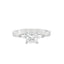 Princess Cut 0.73ct Diamond Trilogy Engagement Ring