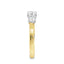 Round Brilliant Cut 0.50ct Diamond Trilogy Engagement Ring