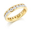 Round Brilliant Cut 2.81ct Diamond Full Hoop Eternity Ring