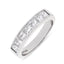 Princess Cut 1.26ct Diamond 7 Stone Eternity Ring