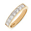 Princess Cut 1.40ct Diamond 7 Stone Half Hoop Eternity Ring
