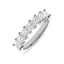 Princess Cut 1.52ct Diamond 7 Stone Eternity Ring
