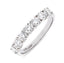 Round Brilliant Cut 1.02ct Diamond 7 Stone Eternity Ring