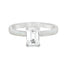 Emerald Cut 1.01ct Diamond Solitaire Engagement Ring