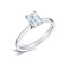 Emerald Cut 1.01ct Diamond Solitaire Engagement Ring