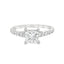 Princess Cut 1.03ct Diamond Engagement Ring with Diamond Shoulders