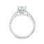Princess Cut 1.03ct Diamond Engagement Ring with Diamond Shoulders