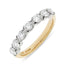 Round Brilliant Cut 1.02ct Diamond 7 Stone Half Hoop Eternity Ring