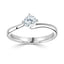 Round Brilliant Cut 0.75ct Diamond Solitaire Engagement Ring