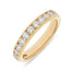 Round Brilliant Cut 0.75ct Diamond Half Hoop Eternity Ring
