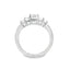 Emerald Cut 0.70ct Diamond 5 Stone Engagement Ring