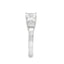 Emerald Cut 0.70ct Diamond 5 Stone Engagement Ring