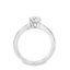 Round Brilliant Cut 0.75ct Diamond Engagement Ring with Diamond Shoulders