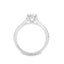 Princess Cut 0.72ct Diamond Engagement Ring with Diamond Shoulders