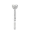 Princess Cut 0.72ct Diamond Engagement Ring with Diamond Shoulders