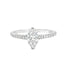 Marquise Cut 0.71ct Diamond Engagement Ring With Diamond Shoulders