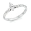 Marquise Cut 0.71ct Diamond Engagement Ring With Diamond Shoulders