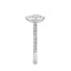 Marquise Cut 0.71ct Diamond Engagement Ring With Diamond Shoulders