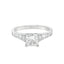 Princess Cut 0.70ct Diamond Engagement Ring with Diamond Shoulders