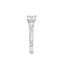 Princess Cut 0.70ct Diamond Engagement Ring with Diamond Shoulders