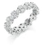 Round Brilliant Cut 2.50ct Fancy Diamond Full Hoop Eternity Ring