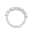 Round Brilliant Cut 2.13ct Diamond 7 Stone Eternity Ring