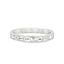 Baguette Cut 0.50ct Diamond Half Hoop Wedding Band