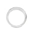 Princess Cut Diamond & Emerald Half Hoop Eternity Ring