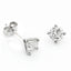 Round Brilliant Cut Diamond Stud Earrings